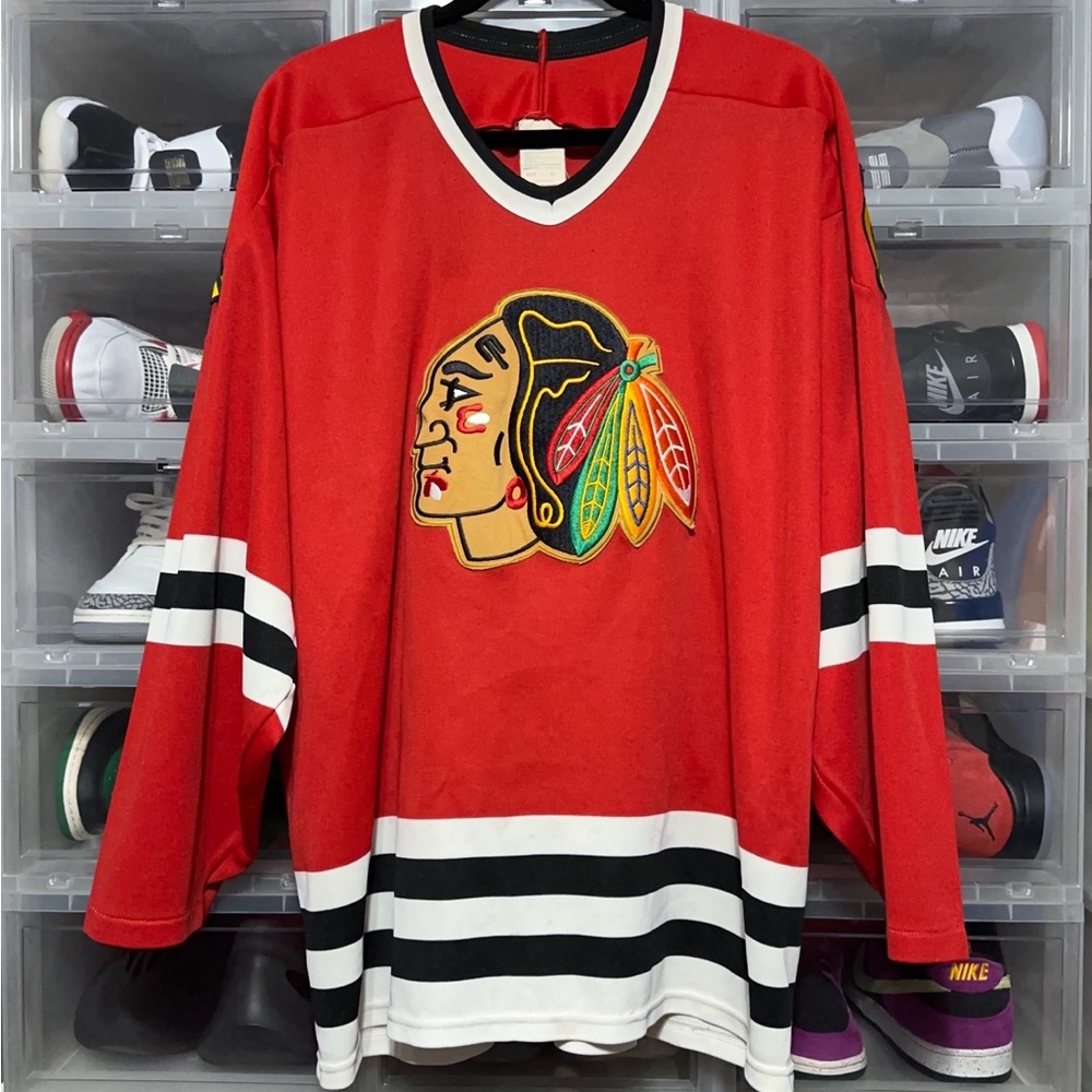 Chicago Blackhawks CCM Hockey Jersey XL Red